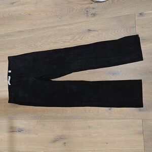 Vince Women's XS 100% Lamb Leather Black Pants